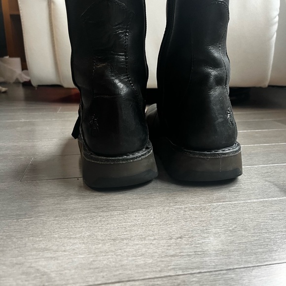 Fly London Mes Boots Black Size 36 FREE SHIPPING - Picture 6 of 7